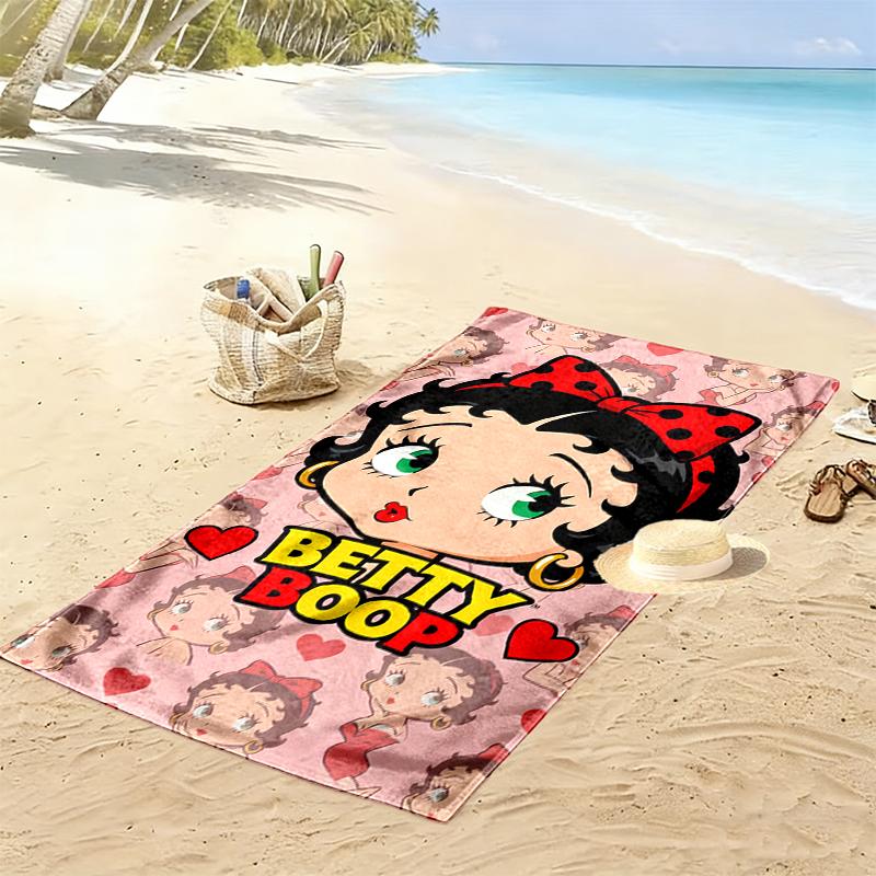 Betty Boop Beach Towel, A Must-have for Any Perfect Trip, Perfect Birthday, Holiday Gift For Family and Friends