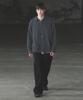 INSILENCE Curved Pleated Chino Black