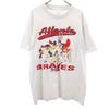 Anbil 90s Old USA Made MLB Looney Tunes Atlanta Braves Short Sleeve Single Stitch T-shirt Men's Used