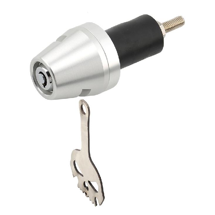 Ручка мотоцикла, концевые заглушки, ручки с замком для шлема, навесные замки для Yamaha Honda KTM Ducati Vespa, велосипед для бездорожья, мотокросс