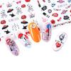 Nail Sticker Girl Water Transfer Decals Decoration Manicure Tattoos for Professional Salon