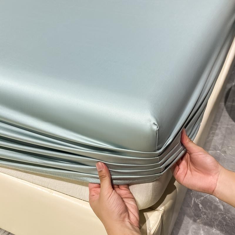 1000TC египетский хлопок роскошный комплект простыней 4/6 шт простыни однотонные плоские простыни с наволочками размер Queen King