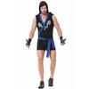 Halloween Male Naruto Costume, Male Samurai Costume, Assassin Onesie Cospay Party Warrior Costume