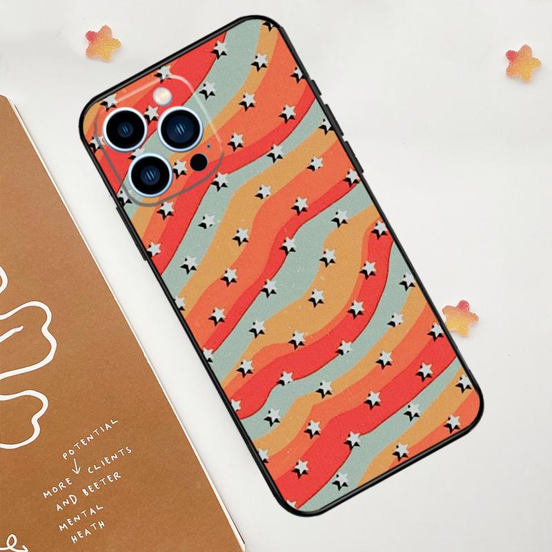 Stars Colourful Case For iPhone 11 12 13 14 15 16 Pro Max 15 16 Plus 13 12 Mini X XS XR Cover