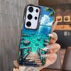 Летний пляж Море Пальма Отпуск Ударопрочный чехол для телефона для Samsung A17 A16 A15 A14 A37 A57 A36 A56 A26 A35 A55 A25 A34 A54 A2