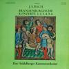 LP Record JOHANN SEBASTIAN BACH - HEIDELBERGE - Brandenburgische Konzerte 1. 2. 3.  SM9192122 Sastruphon Germany Classical Used