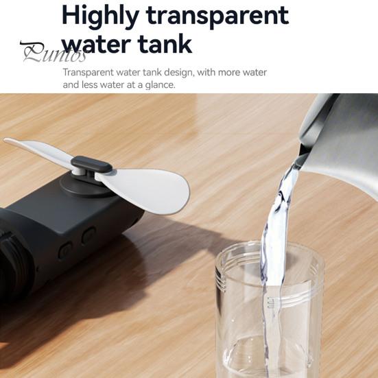 Ручной распылительный вентилятор с мощным двигателем, сильный поток воздуха, 4 скорости, низкий уровень шума, перезаряжаемый персональный небольшой карманный вентилятор