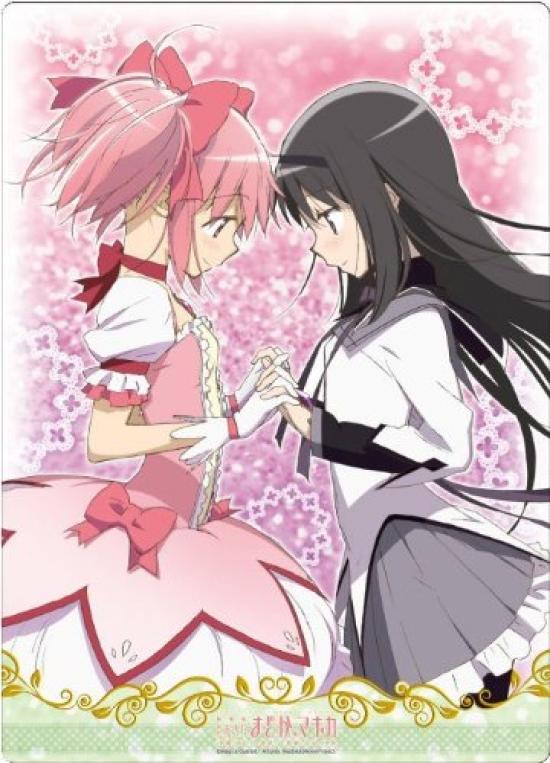 Puella Magi Madoka Magica Movie B5 Clear Desk Mat Madoka Homura - &