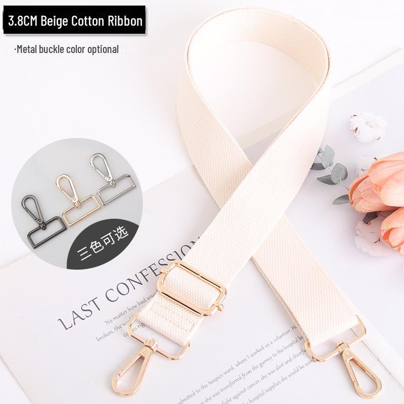 Женская сумка через плечо из хлопка со сменным ремнем, однотонная и регулируемая.