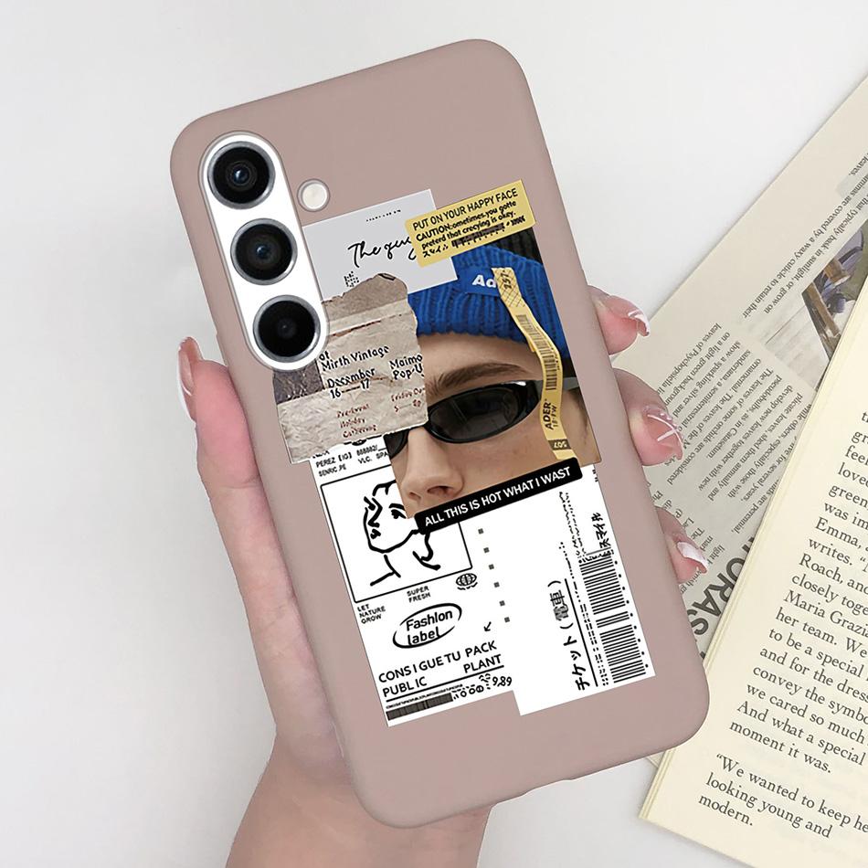 For Samsung A54 5G Case Cute Soft Silicone TPU Back Cover For Samsung GalaxyA54 A 54 Phone Case on SamsungA54 Coque Bumper Funda
