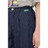 Benetton Benetton Back Banding Short Jar Denim Pants Badpb5531
