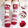 Christmas Thermal Slipper Socks Thick Warm Anti Slip Winter Cosy Bed Floor Socks
