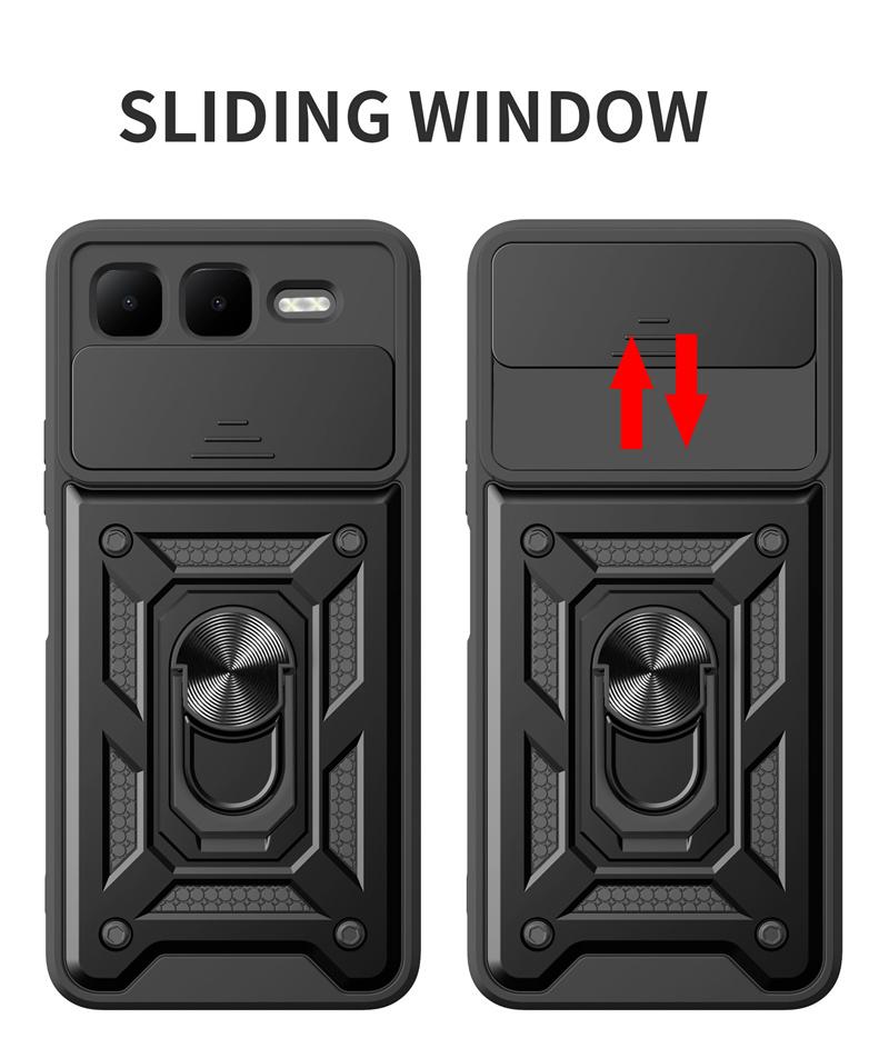 Для infinix Smart 10 Plus 4G Чехол Ударопрочный Бронированный Магнитный Держатель Кольцо Чехол Для infinix Smart 10Plus Защитная Крышка со Сдвижным Защитником Объектива