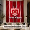 Custom Text Tapestry Nottingham Forest FC Print Wall Tapestry Indoor Living Room Wall Decor