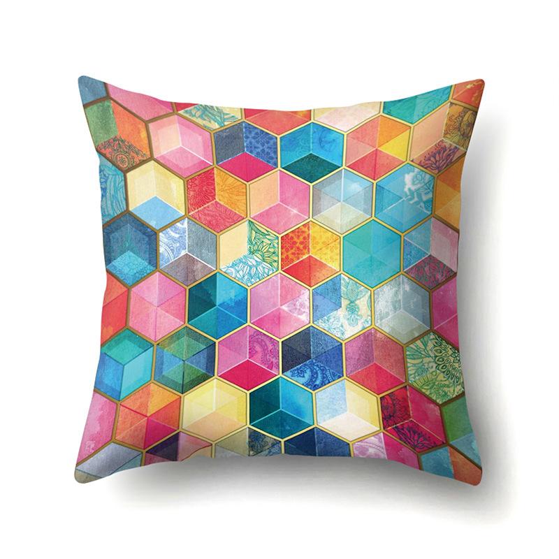 Polyester Pillowcase Automobile Decoration Home Printed Pillowcase