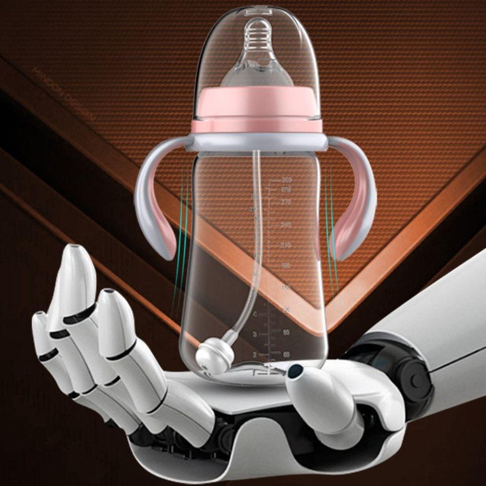 Anti-Slip Handle Anti-drop Milk Feeding Bottle Water Bottle Wide Mouth Feeding Bottle Baby Bottle
