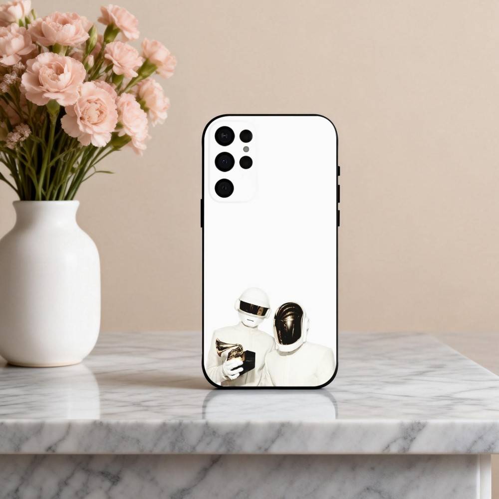 Чехол для телефона D-Daft-T P-Punk-K для Samsung S25,24,23,22,30,21,10,9,Ultra,Plus,Lite,FE,4,5 G Мягкий черный чехол