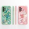 Чехол для телефона Samsung Galaxy A52 A52S Креативный дизайн Легкий Funda Для Samsung A 52s Мягкий Гладкий Жидкий Силиконовый Корпус