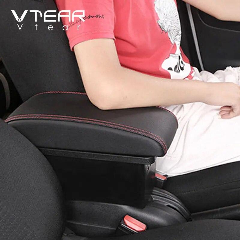 Подлокотник Vtear для Mitsubishi Xpander, аксессуары для салона автомобиля, USB-подлокотник, ящик для хранения, центральная консоль, Стайлинг, декоративная крышка