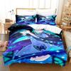 3D Printed Uruha Rushia Hololive Butterfly Girl Bedding Set Boys Girls Twin Queen Size Duvet Cover Pillowcase Bed Kids Adult