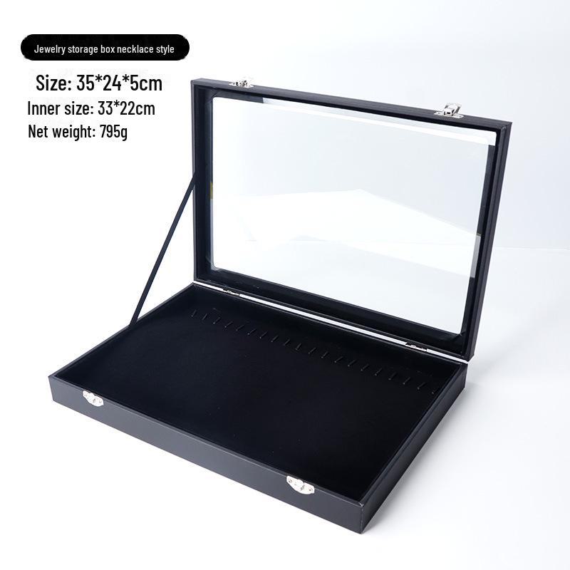 Роскошная бархатная шкатулка для демонстрации ювелирных изделий: ожерелий, браслетов и цепочек