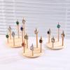 Sturdy Solid Wood Jewelry Display Stand Accessory for Rings Watches Bangles Organizers Storage Tray Showcase Prop