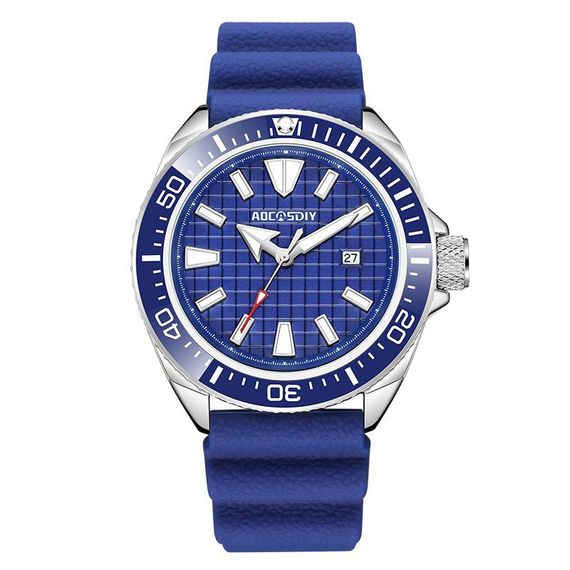 New Fashion Casual Men Watches High-End Brand Elegant Simple Three-Hand Rotating Bezel Date Quartz Watch Clock Reloj