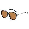 Oversized Goggle One Piece Sun Glasses for Women & Men Punk Sunglasses Advanced Sense Polygonal Large Frame Steampunk Eyewear