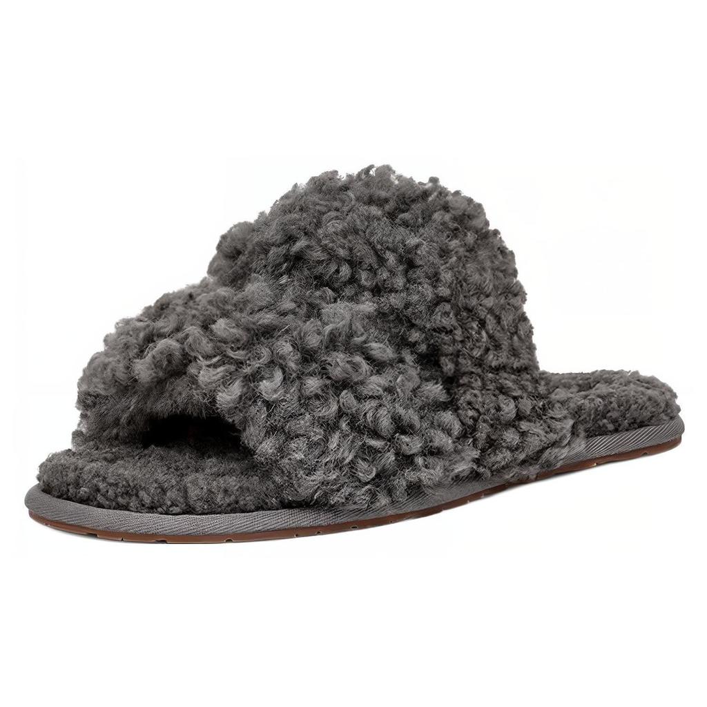 UGG Women's Maxi Curly Scuffetta Grey 1130837-CHRC