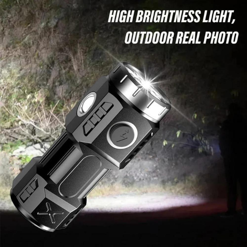 Led Mini Flashlight Ultra Powerful Led Torch 8 Core LED Mini Flashlight 10000 High Power Led Flashlight Magnetic Portable