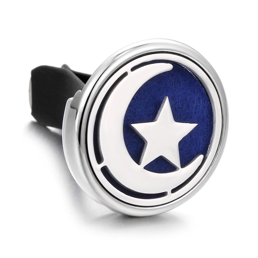 Stainless Steel Hollow Car Bracket Car Aromatherapy Trend Clip Life Tree Car Aromatherapy Clip Perfume Dispenser