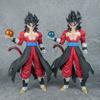 Аниме Dragon Ball Сунь Укун Супер Сайян Супер Четыре Ручной Модель Статуэтка Манги Модель Игрушка Большая Модель Подвеска Игрушка Коллекционные Предметы