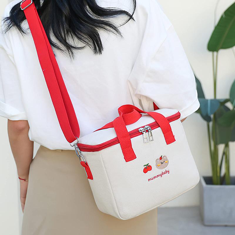 Large Capacity Portable Lunch Bag Outdoor Portable Storage Thickened Insulation Bag