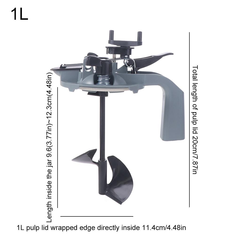 Смеситель для банки краски Mixing Mate 1 л/4 л, Ручка-смеситель, Крышка для смешивания краски без брызг, Универсальный перемешиватель для краски из АБС-пластика