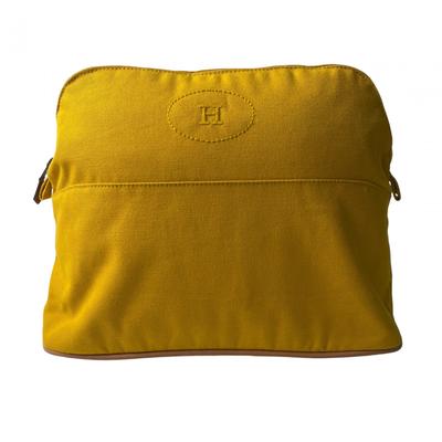 ПодержанныйPouch Желтый холст Женский