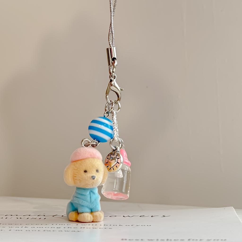 Брелок для ключей Furry Kitten Handmade Y2k Women Fashion Acrylic Animal Plush Bulb Keychain Bag Cushion Gift Keychain Accessories