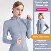 Long-sleeved Tight Yoga Clothes for Outer Wear, Slimming and Fitness Running Yoga Sports Jacket