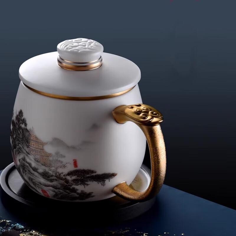 Artisanal Crystal Porcelain Kung Fu Teacup