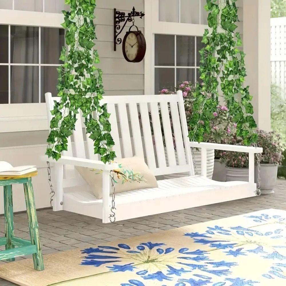 Green Fake Leaves Garland Leaves Garland Home Garden Decoration Artificial Plants Home Garden