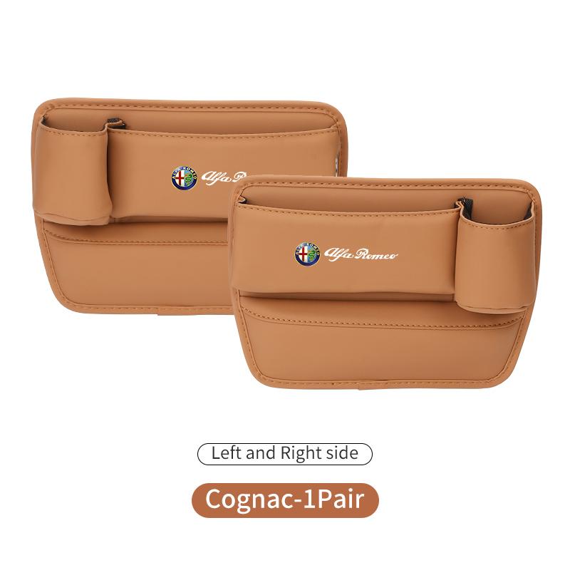 Car Seat Gap Storage Box Car Central Console Side Organizer Boxs For Alfa Romeo 159 Giulietta 156 147 Giulia Mito GT Stelvio