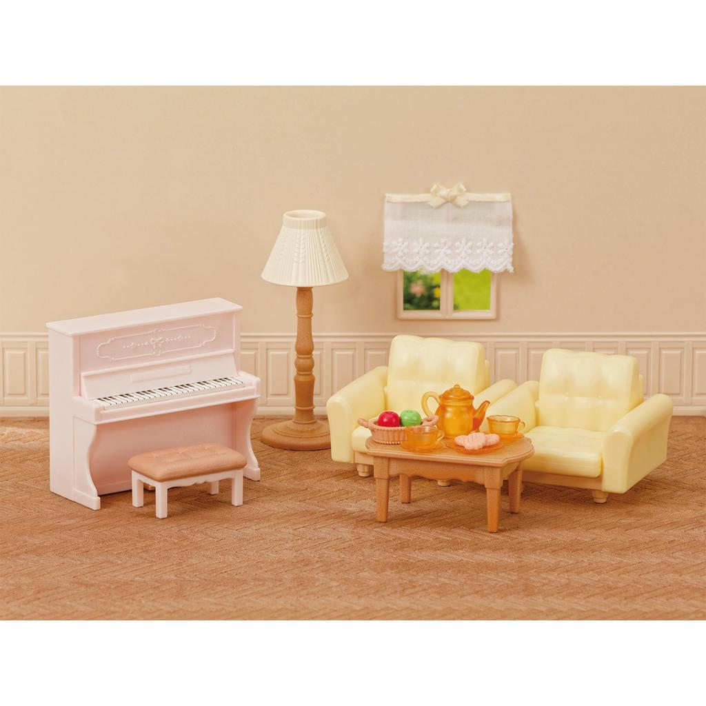 Sylvanian Families Furniture House with Red Roof Deluxe Furniture ST Mark Certification For Ages 3 and Up Toy Dollhouse Sylvanian Families EPOCH [Big