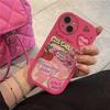Ins Korea Y2k Pink Bubble Gum 2 в 1 чехол для телефона Iphone 13 12 11 Pro Xs Max X Xr противоударная мягкая задняя крышка с рисунком вишни