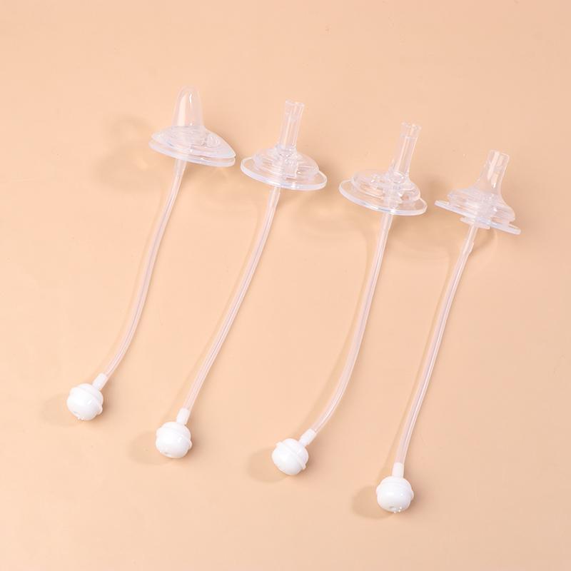 1Pc Soft Silicone Wide Mouth Sucking Nozzle Drinking Cup Straw Conversion Head For Baby Bottle Feeding Bottle Accessories