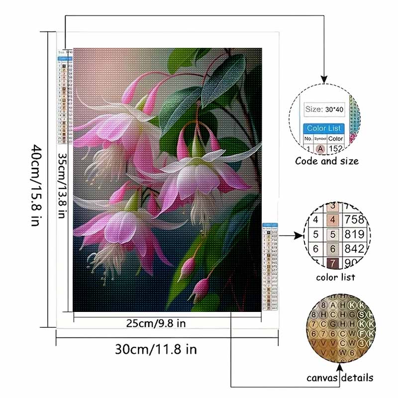Новое поступление 5D DIY Полная круглая алмазная живопись "Цветы" Вышивка крестом Домашний декор Подарок