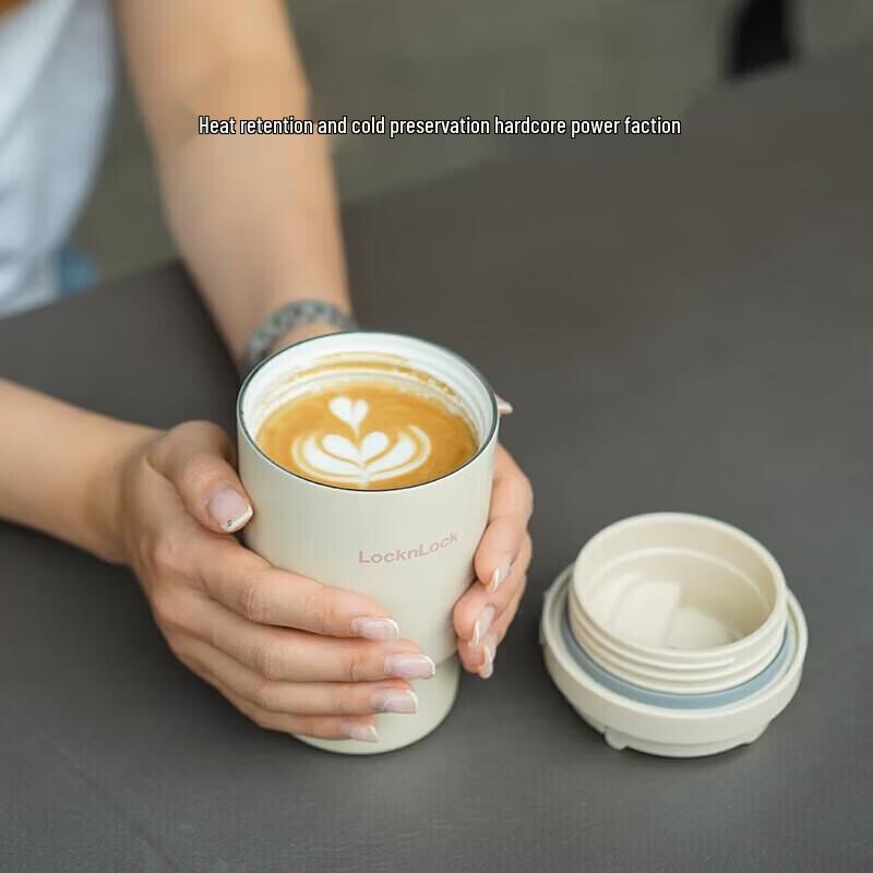 Lock&Lock Ceramic Coated Insulated Coffee Mug 400ml