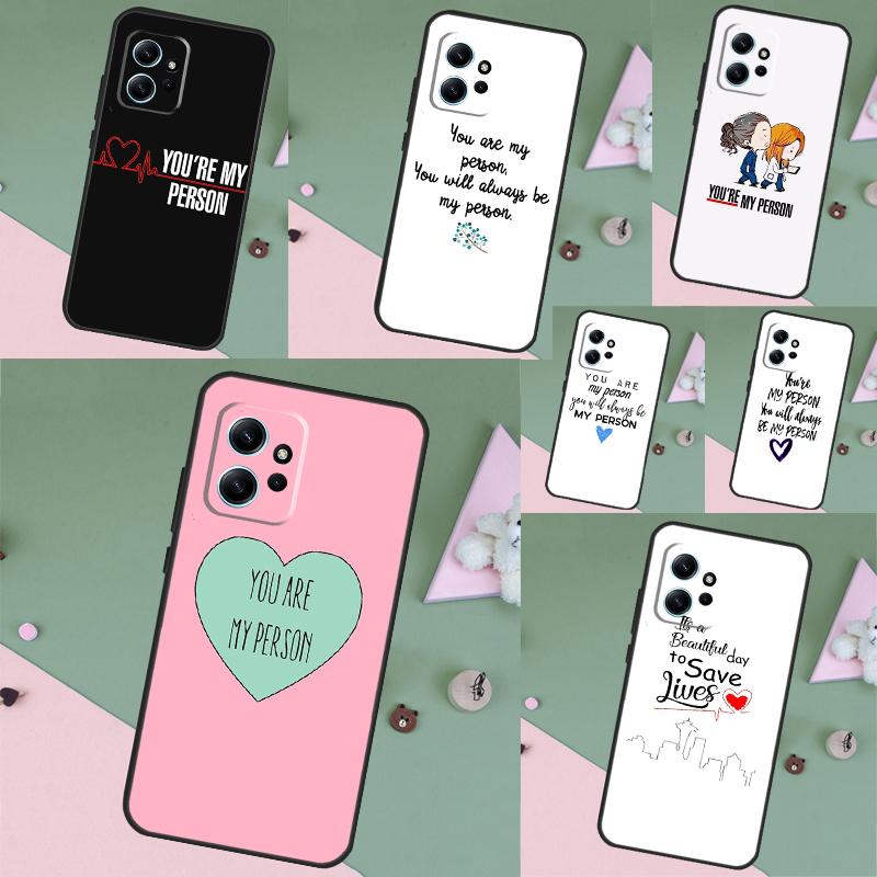 Анатомия Грейс Ты мой человек Чехол Для Xiaomi Redmi Note 14 Pro 13 12 11 10 15 Pro Plus Redmi 13 C 15 10C 12C 14C 15C Чехол