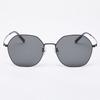 Alloaiweeo [Air Titanium] Al2503 0909M Air Titanium Шестиугольные Черные Солнцезащитные Очки
