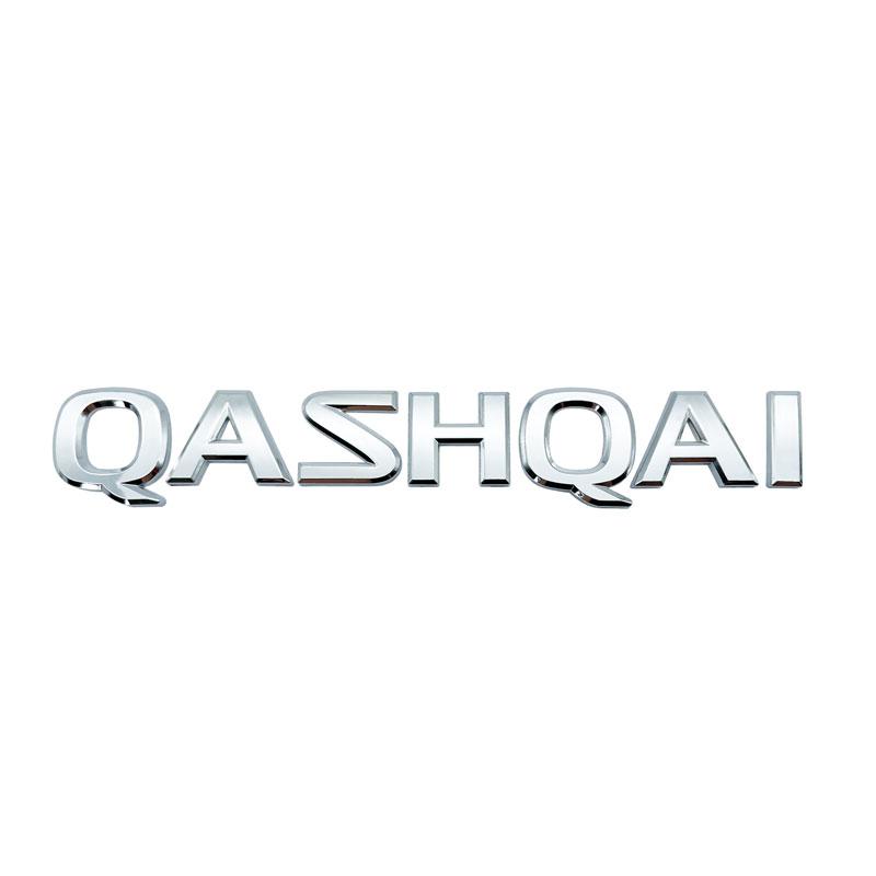 Новая 3D наклейка на кузов автомобиля из АБС-пластика, логотип с буквой QASHQAI, эмблема на задний багажник автомобиля, автоаксессуары