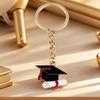 2025 Graduation Cap KeyChain Graduation Inspirational Key Ring Graduation Party Favors for College Seniors Grad Accessories