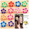 DIY Polymer Clay Plumeria Flower Accessories: Earrings, Bracelets, Necklaces, Hair Clips, and Ornaments